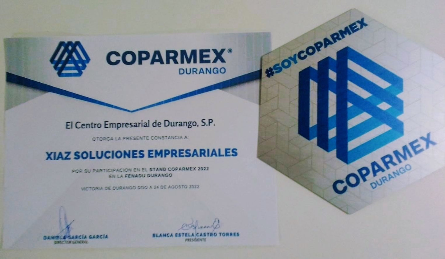 EMPRESA COPARMEX XIAZ TIENDA SEGURIDAD