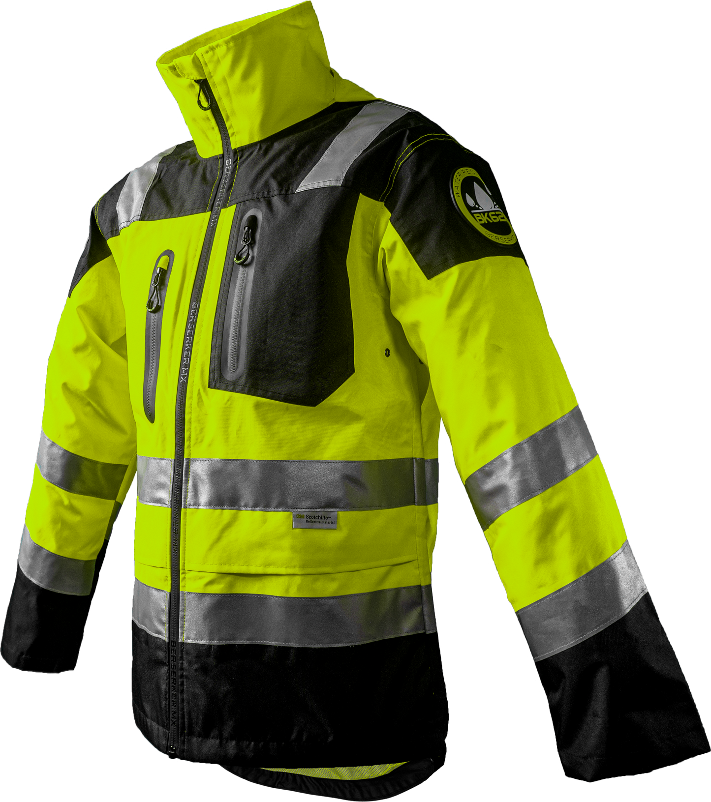 Chamarra De Seguridad Impermeable reflejante Bk620 Berserker