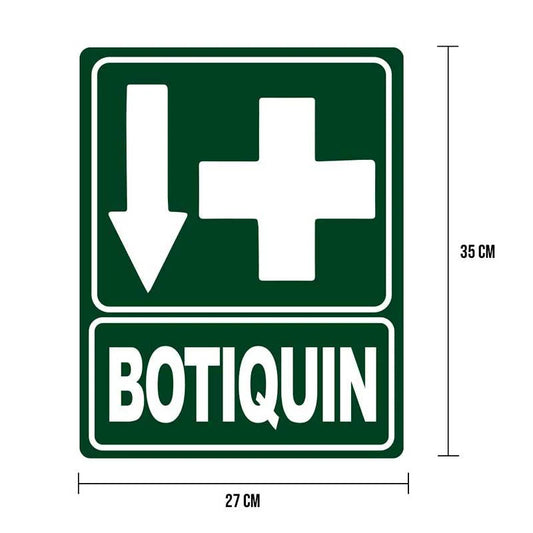 Cartel "Botiquín"