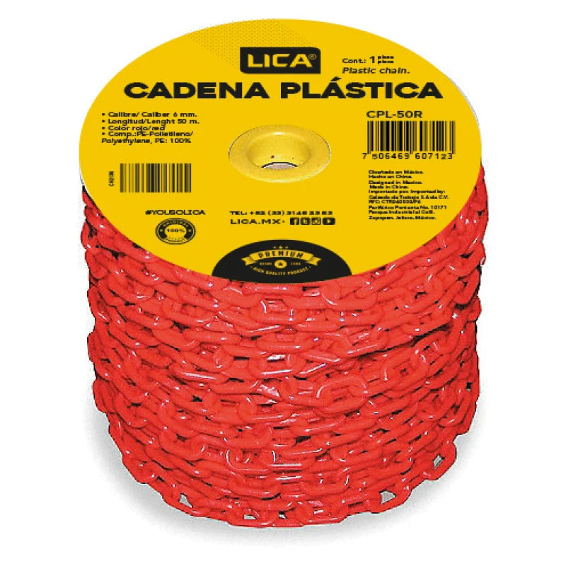 cadena plastica