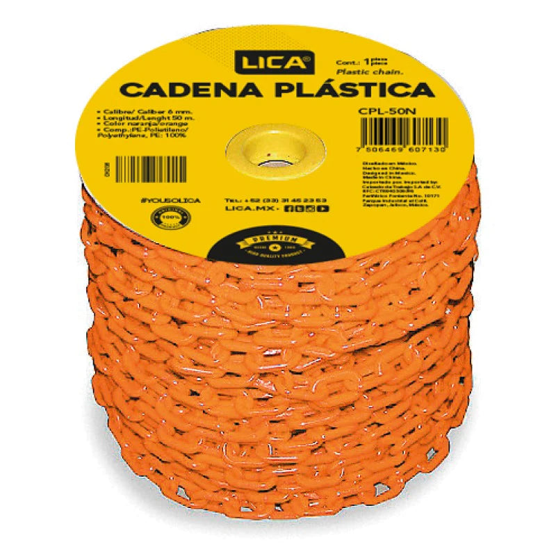 cadena plastica