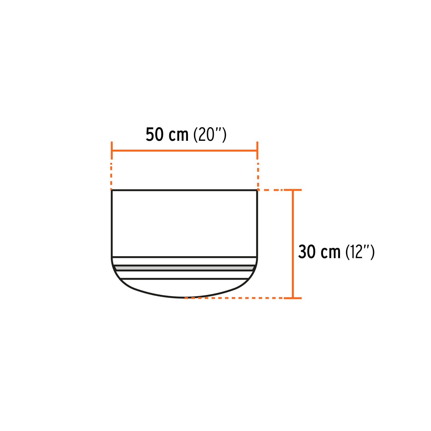 12355 Cubrenuca para casco, naranja con reflejante, Truper