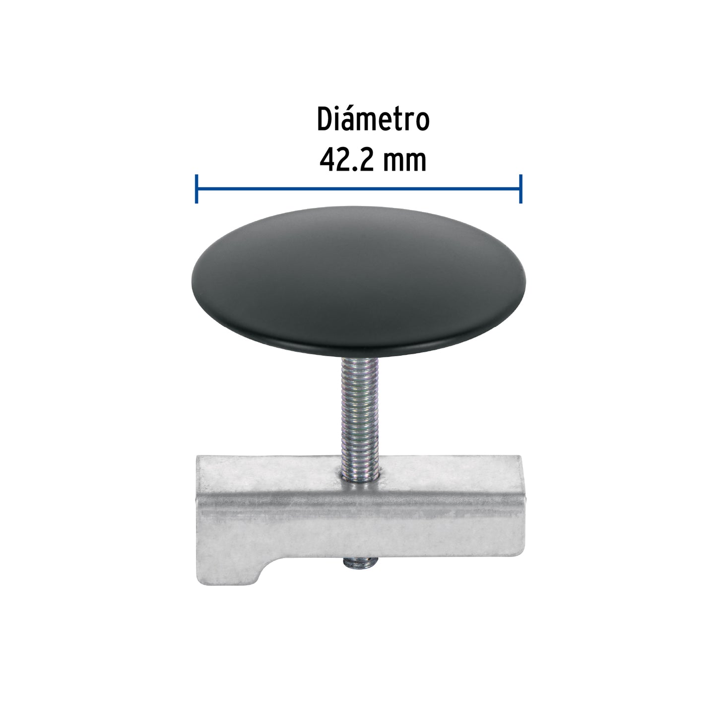 48097 Cubretaladro negro de 1-3/4", diámetro 43 mm, Foset