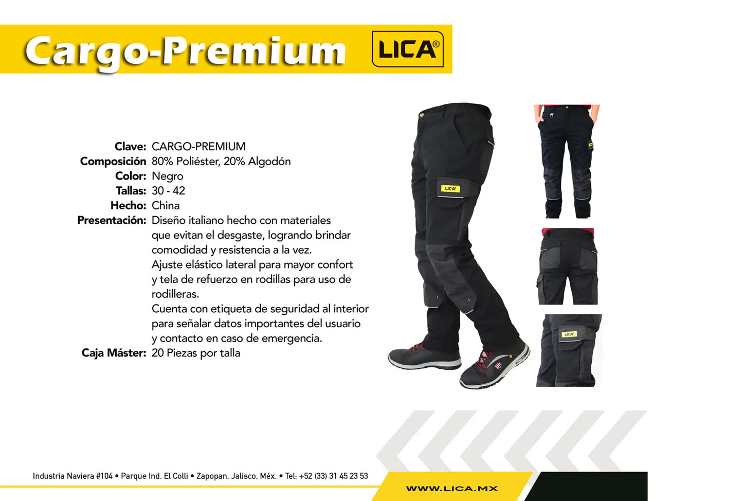 Pantalón Cargo premium