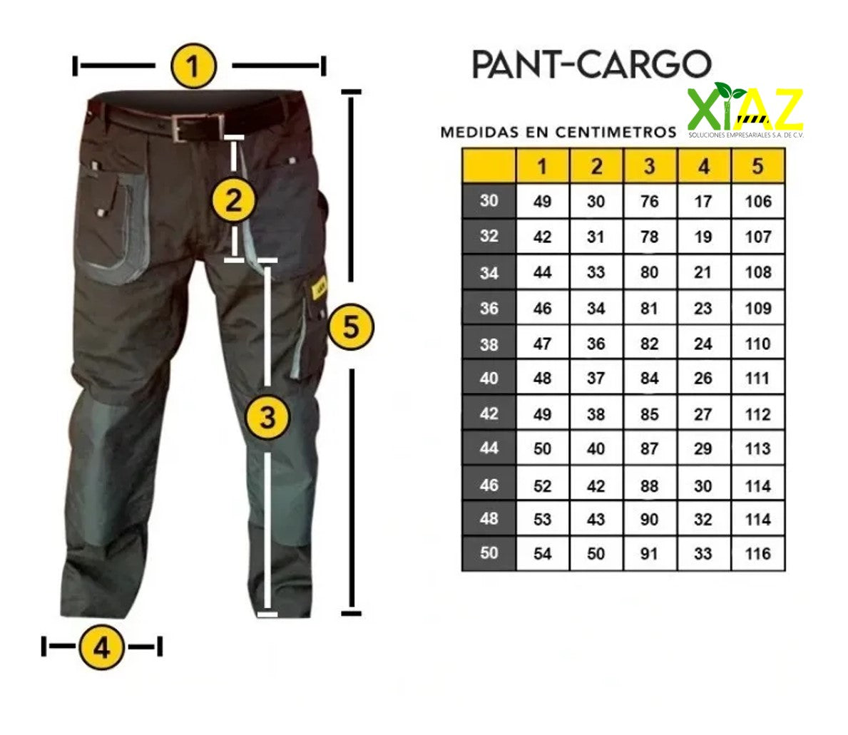 Pantalón Cargo de trabajo