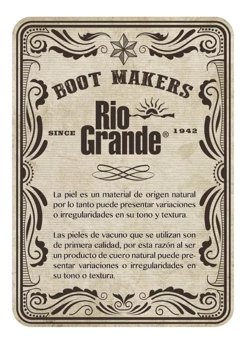 Bota Río Grande modelo Fulton