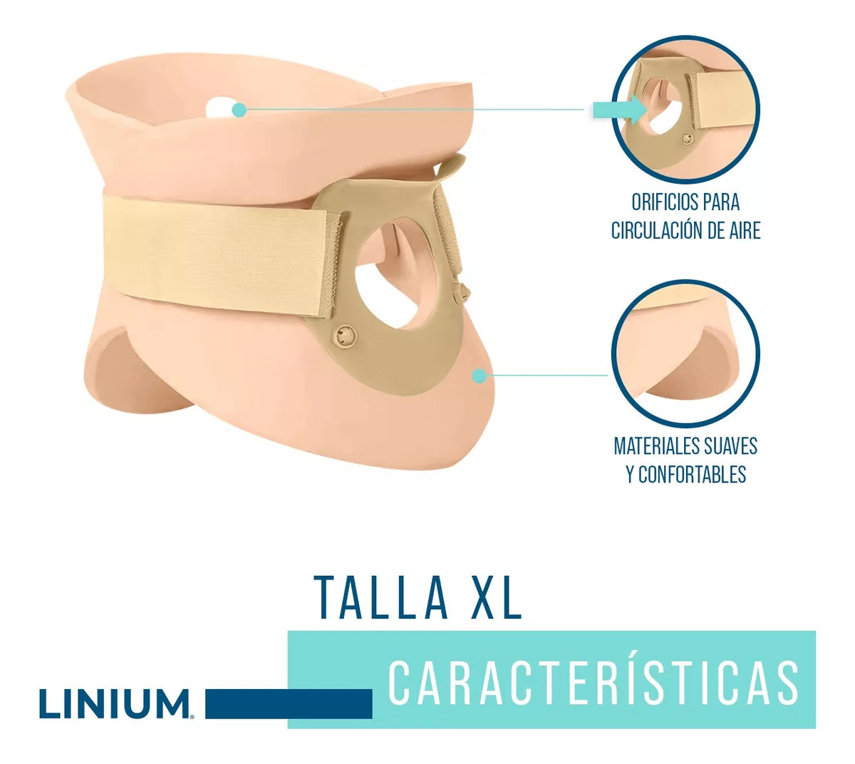 CCERVICAL Collarin Rigido Cuello Cervical Linium Ortopedico Ajustable