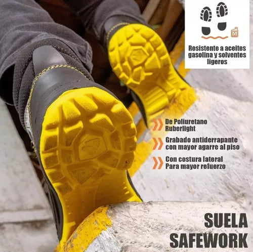 Bota Industrial Trabajo Protección Modelo 2205 Safework