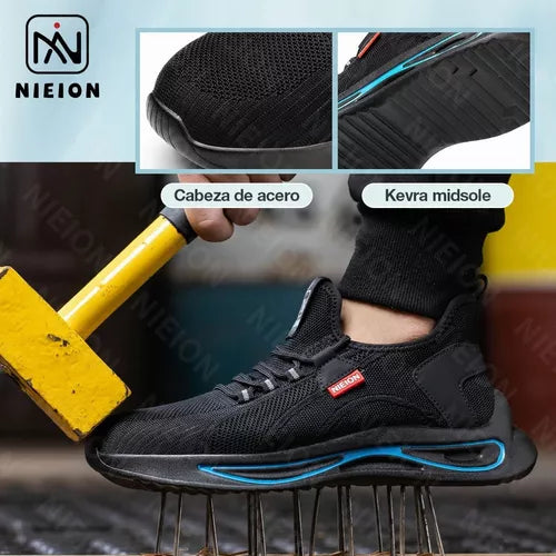 Zapatos De Seguridad Tenis De Fibra Transpirables Nieion BAJO PEDIDO