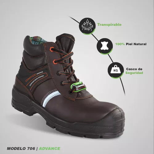 Bota Industrial Comando Modelo 706 Advance Caballero