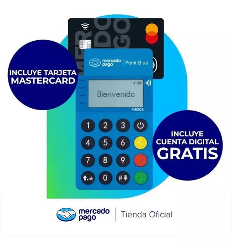 Point Blue+T - Lector De Tarjetas Con Conexión Bluetooth INCLUYE TARJETA MASTERCAR