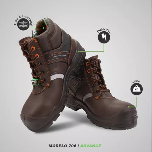 Bota Industrial Comando Modelo 706 Advance Caballero