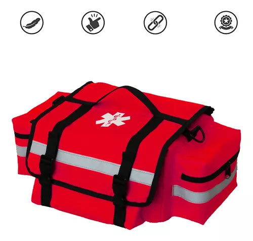 bld-208 MOCHILA Primeros Auxilios Y Emergencia P/exterior, Rojo