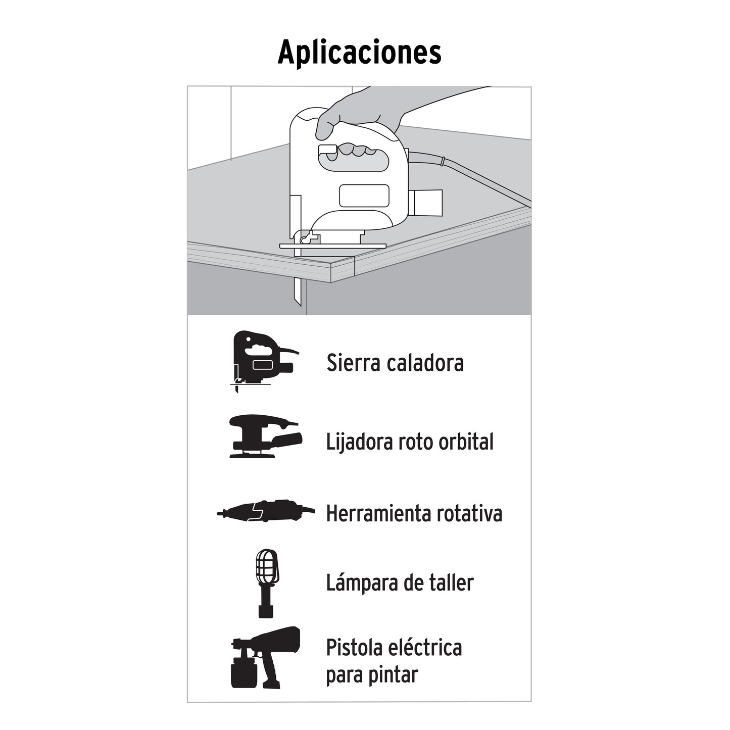 48046 Extensión eléctrica de uso rudo 10 m 2x16 AWG, Volteck