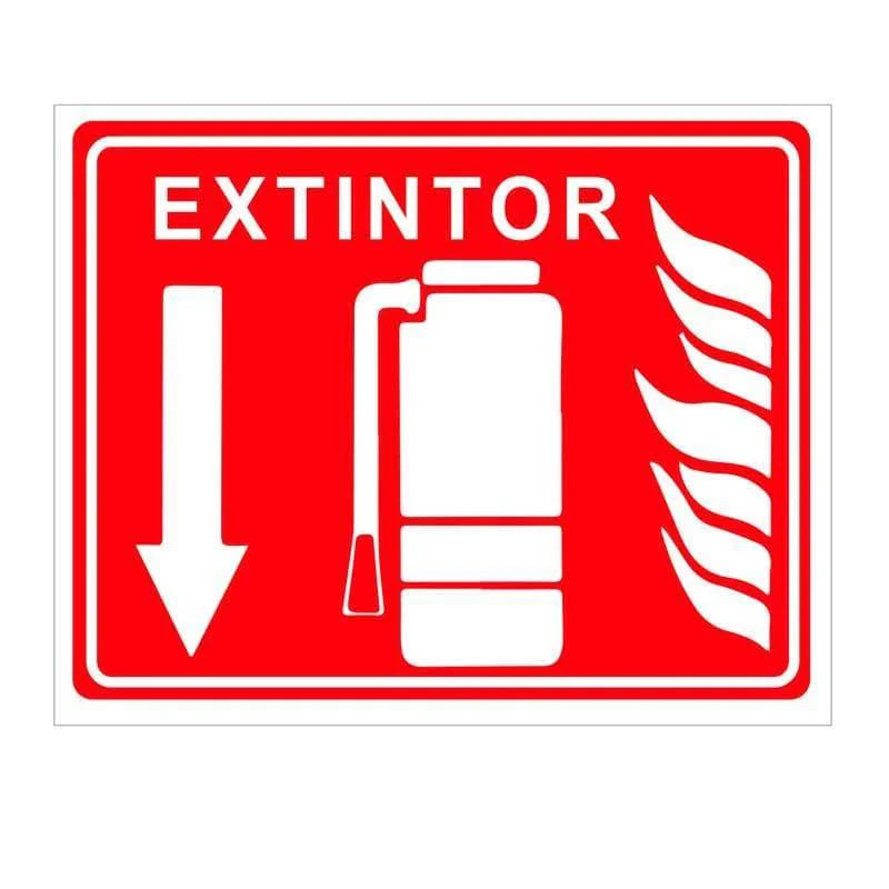 Cartel "Extintor" (Horizontal)