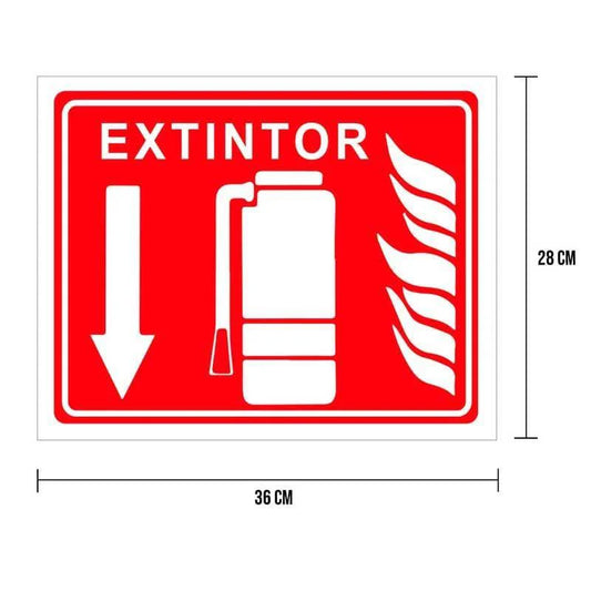 Cartel "Extintor" (Horizontal)