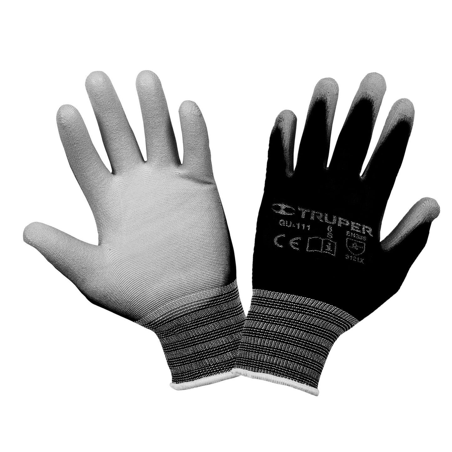 1329_ - GU-11_ - __ Guantes de nylon recubiertos de poliuretano, TRUPER