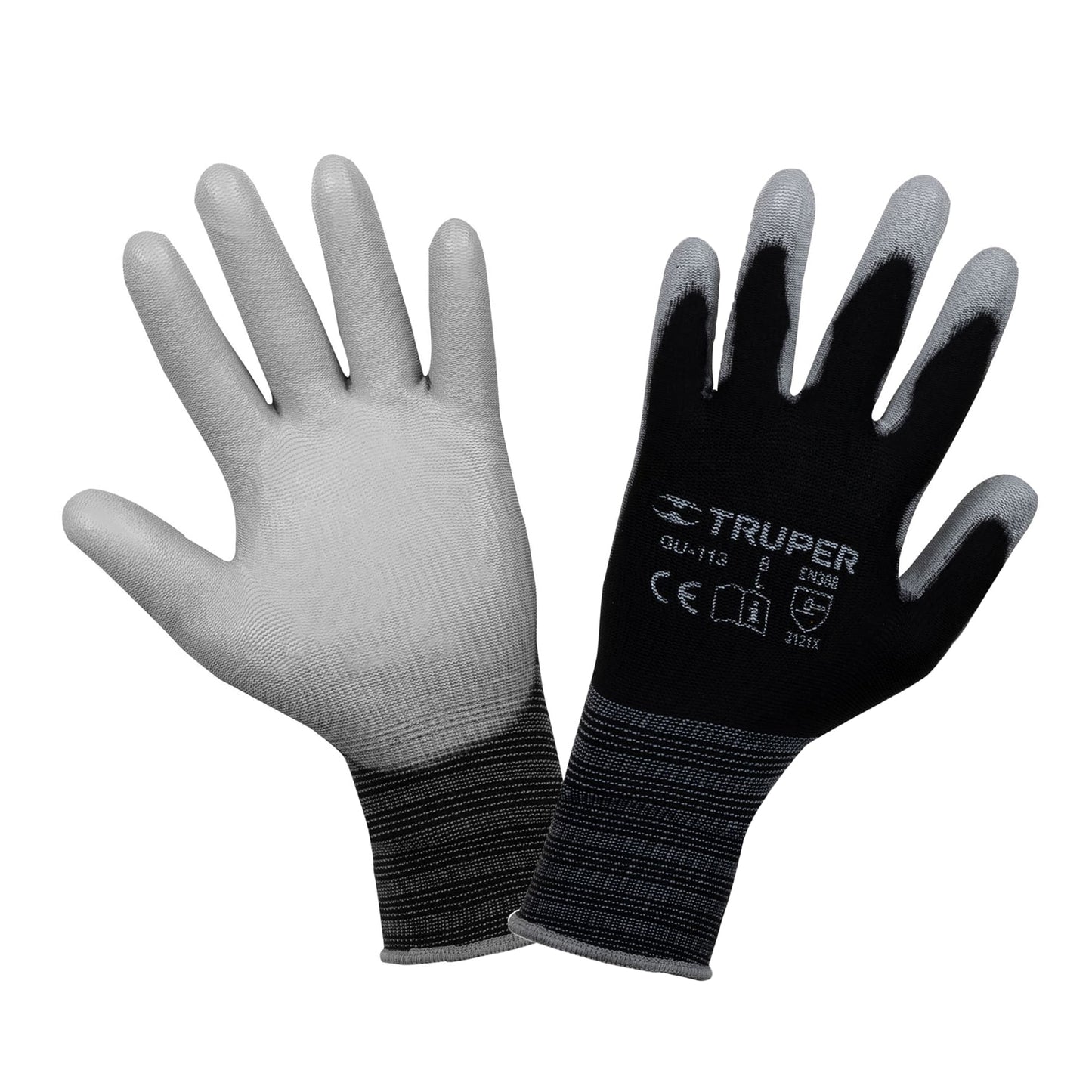 1329_ - GU-11_ - __ Guantes de nylon recubiertos de poliuretano, TRUPER