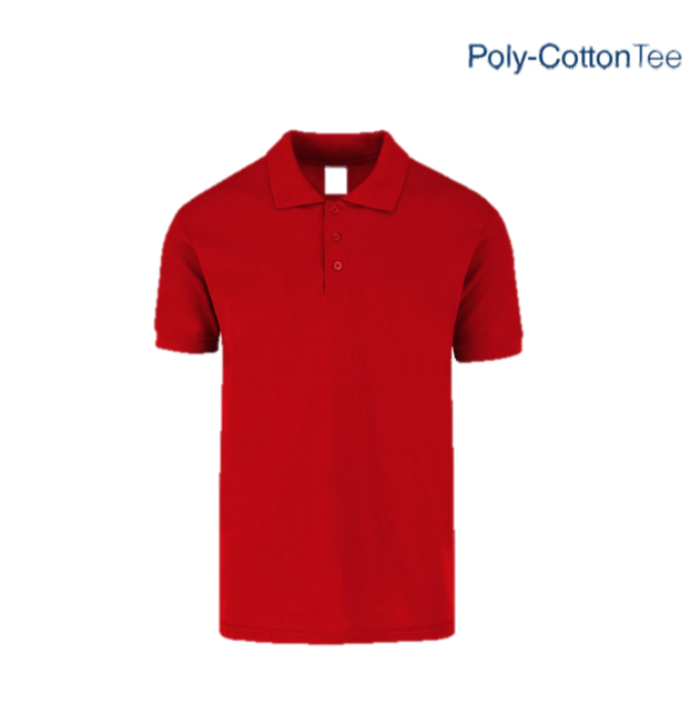 Playera Tipo Polo Piqué para Caballero · 50% Algodón 50% Poliéster