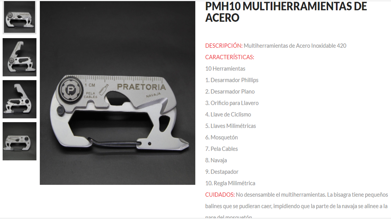 Multiherramientas Marca Preatoria 10 En 1