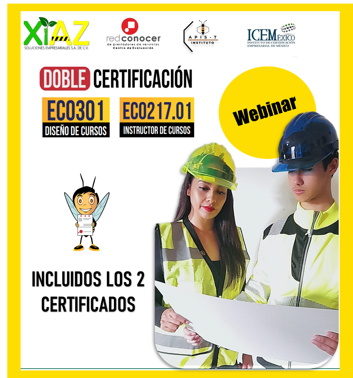 COTIZA DOBLE CERTIFICACION ECO301 Y ECO217