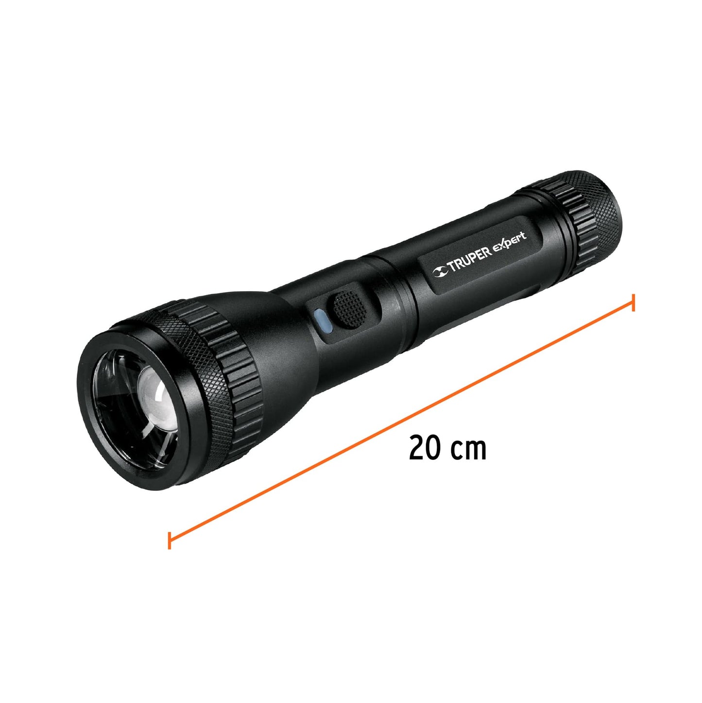 LIXR-2D Linterna LED recargable de aluminio 670 lm, Truper Expert