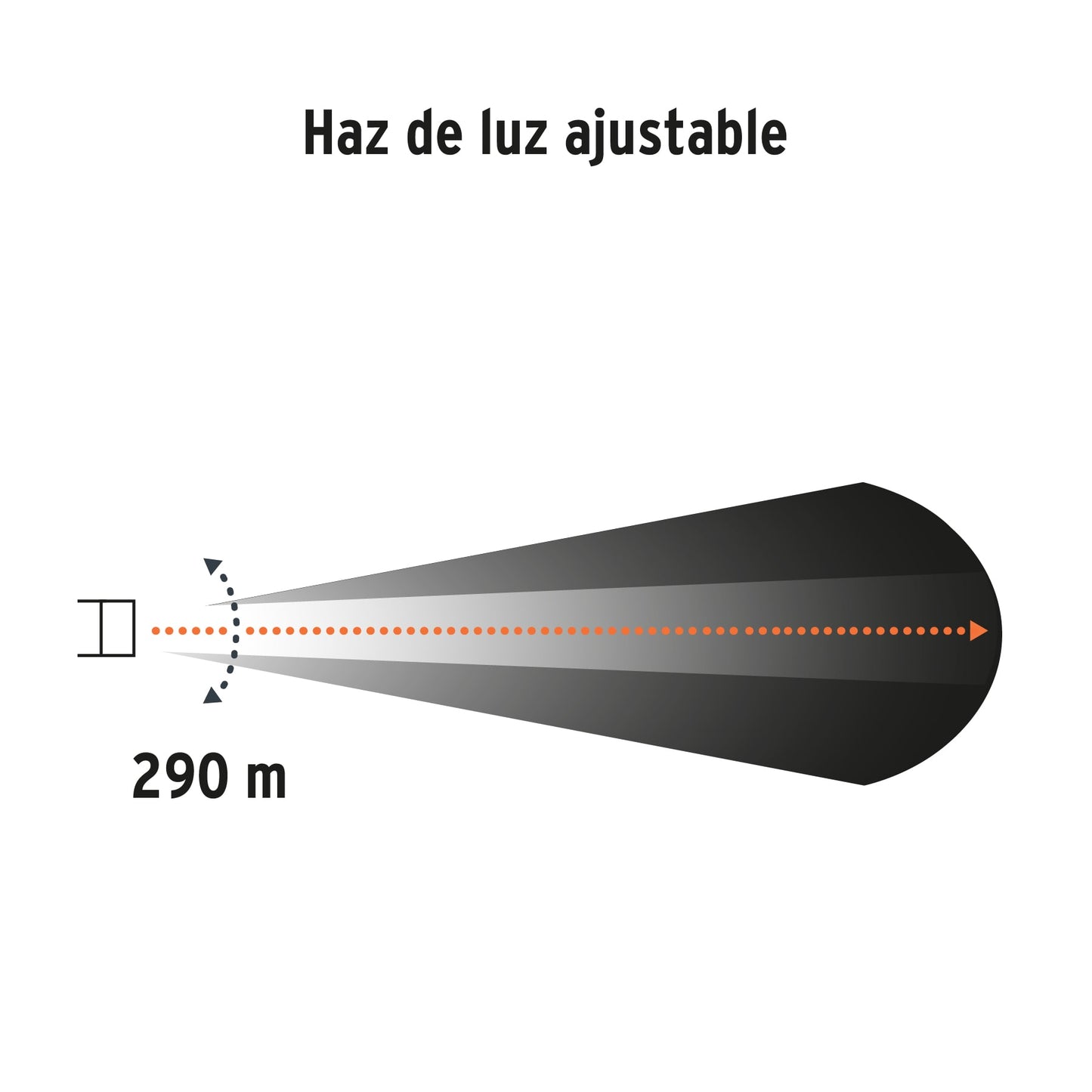 LIXR-2D Linterna LED recargable de aluminio 670 lm, Truper Expert