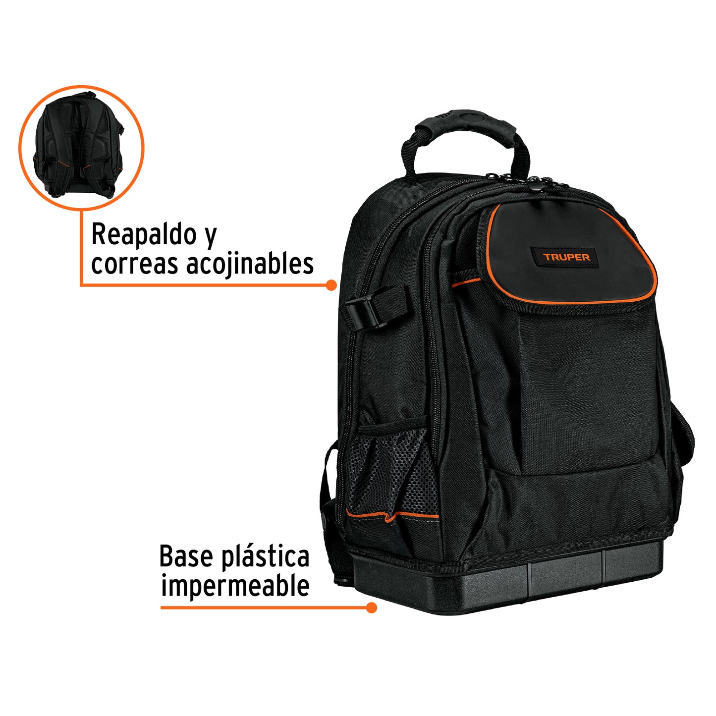 101375 MOHE-13 Mochila portaherramientas de 13", Truper