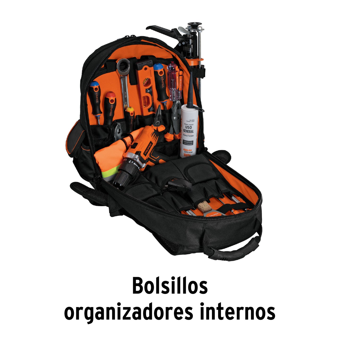 101375 MOHE-13 Mochila portaherramientas de 13", Truper