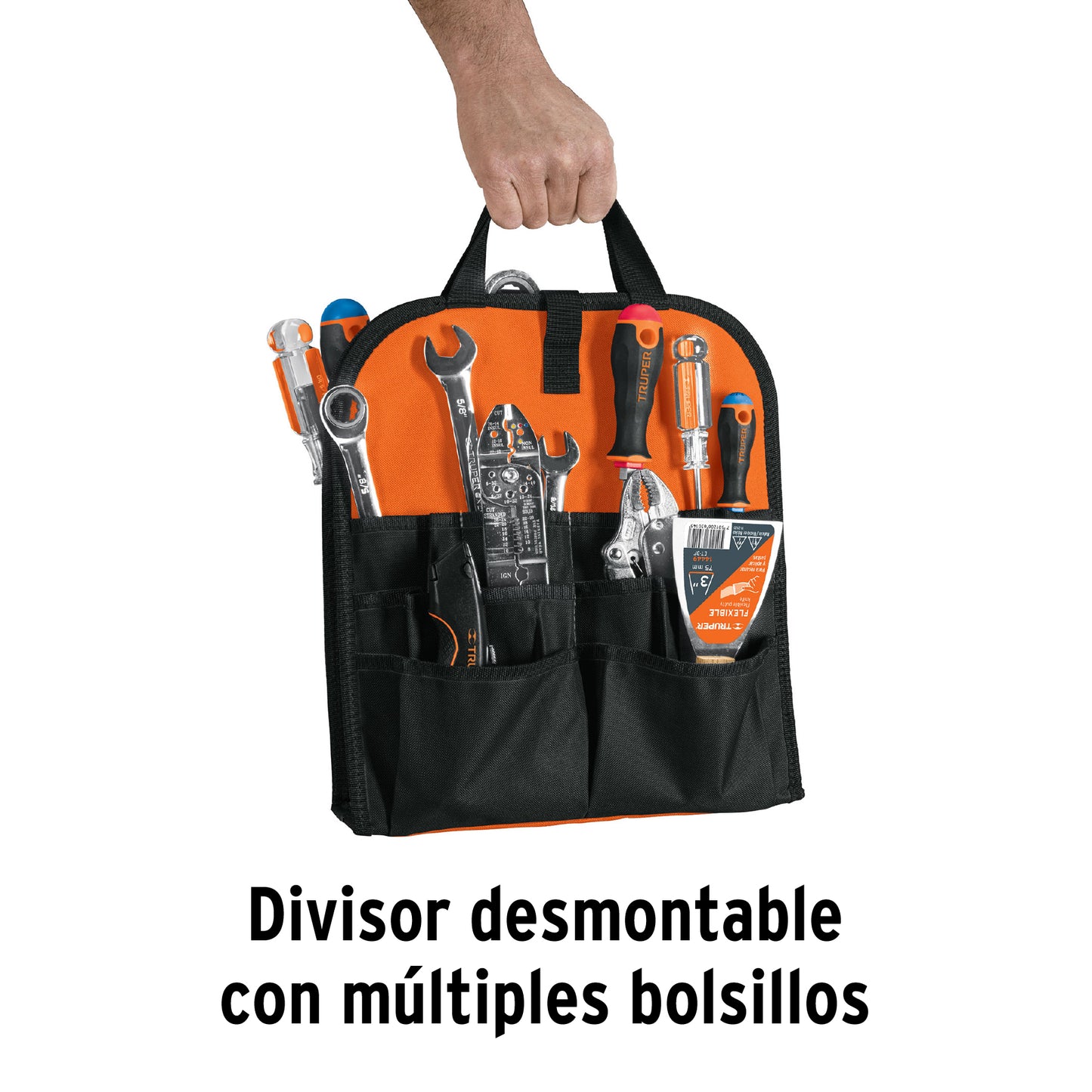 101375 MOHE-13 Mochila portaherramientas de 13", Truper