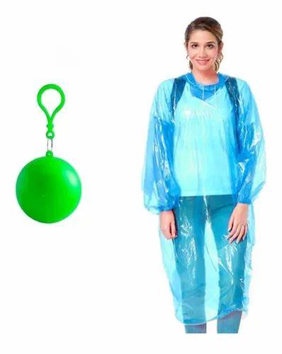 Impermeable De Bolsillo Portatil De Llavero Emergencias