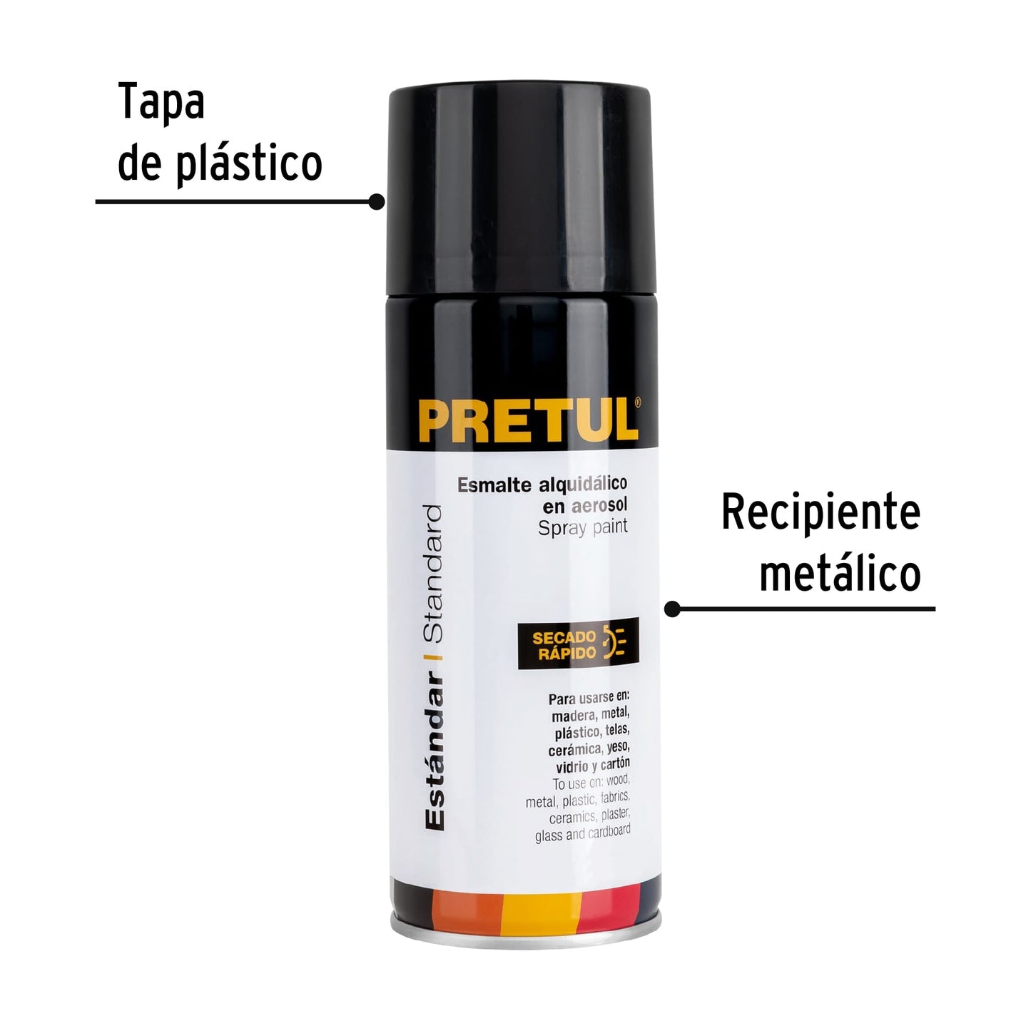 Pintura en aerosol bote esbelto,400ml,Pretul