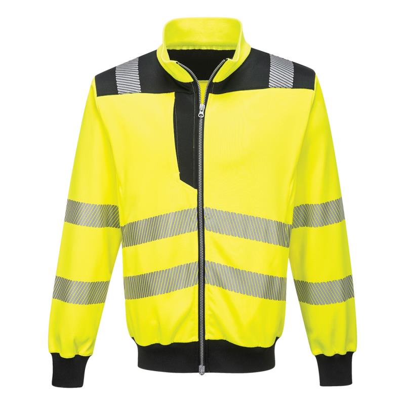 PW370 - Sudadera de alta visibilidad con cremallera PW3