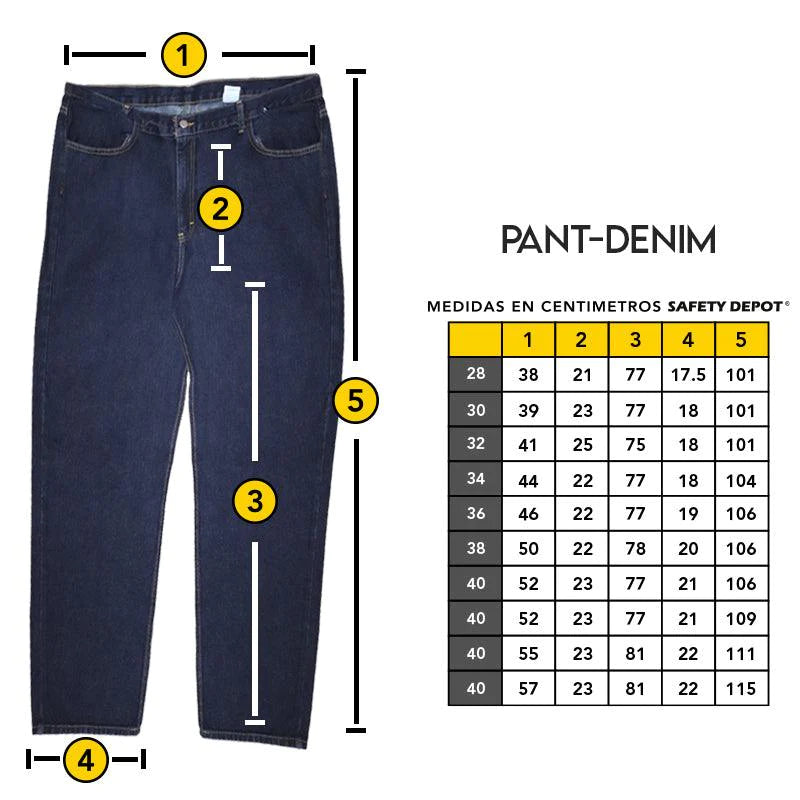 PANT-DENIM Pantalón de Mezclilla