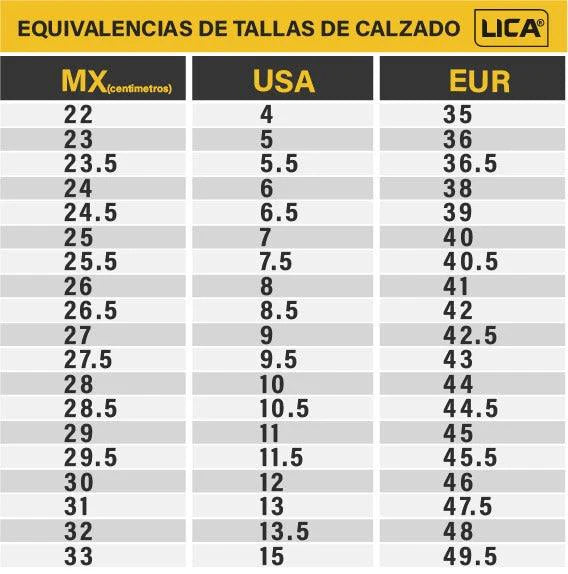 Bota de seguridad para dama mod. 510 marca LICA