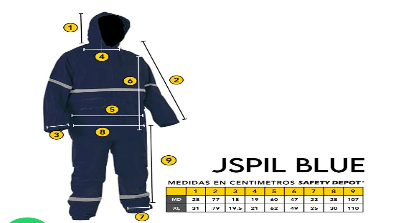 Impermeable Mod. JSPILBLUE